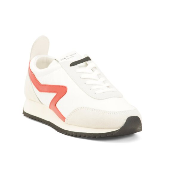 RAG & BONE Black Suede Retro Runner Sneakers Sneakers